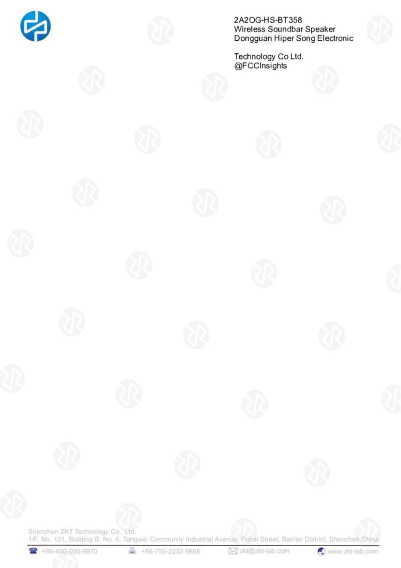 Wireless Soundbar Speaker by Dongguan Hiper Song Electronic Technology Co Ltd. External Photos 1