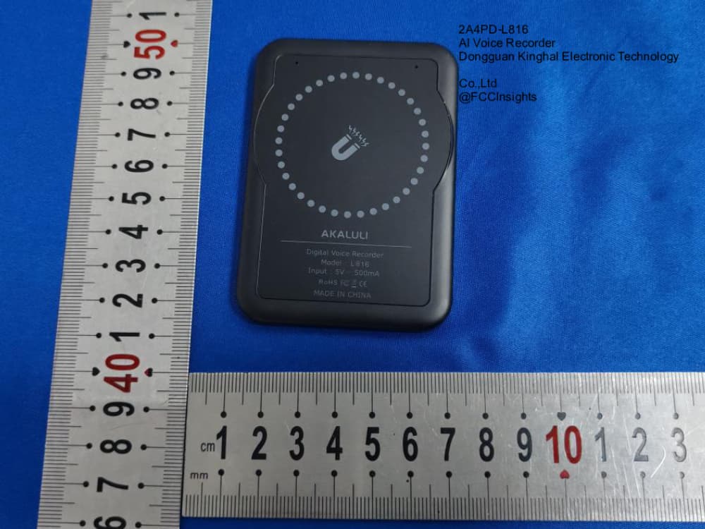 AI Voice Recorder by Dongguan Kinghal Electronic Technology Co.,Ltd External Photos 2