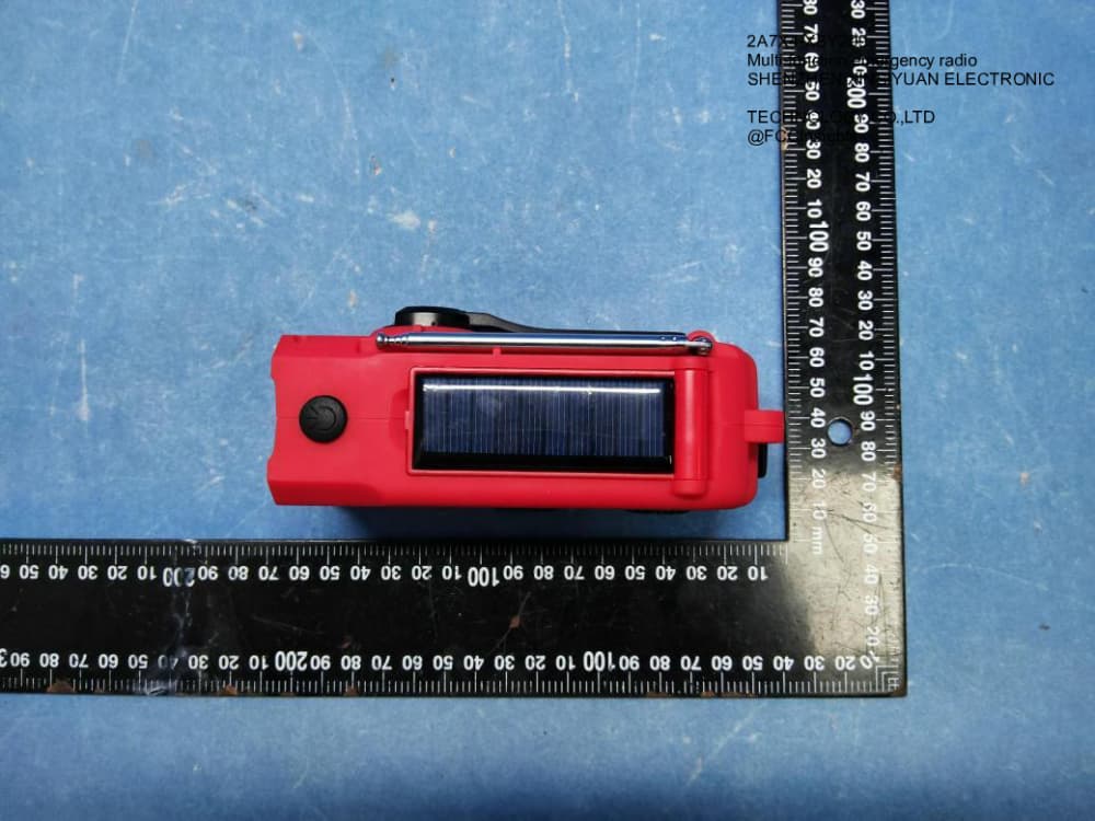 Multi-function emergency radio by SHENZHEN XINSIYUAN ELECTRONIC TECHNOLOGY CO.,LTD External Photos 3