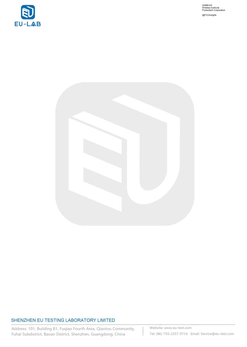 Wireless Earbuds by Productech Corporation External Photos 1