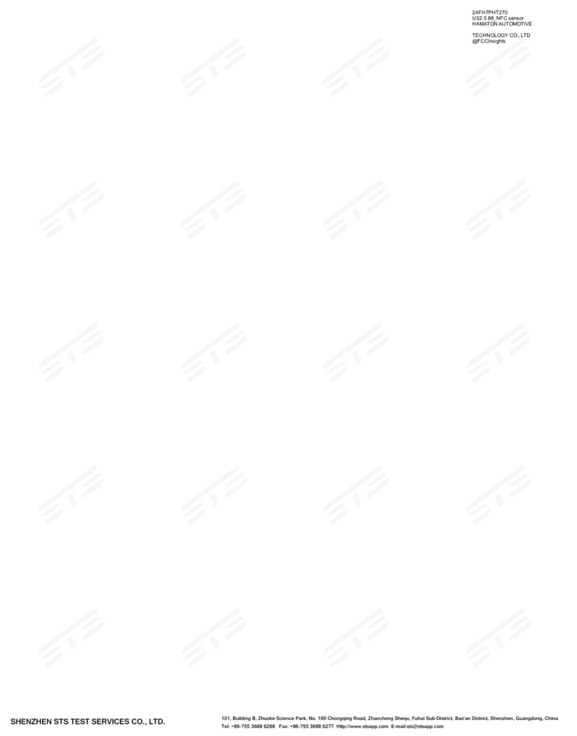 US2.5 88_NFC sensor by HAMATON AUTOMOTIVE TECHNOLOGY CO., LTD External Photos 1