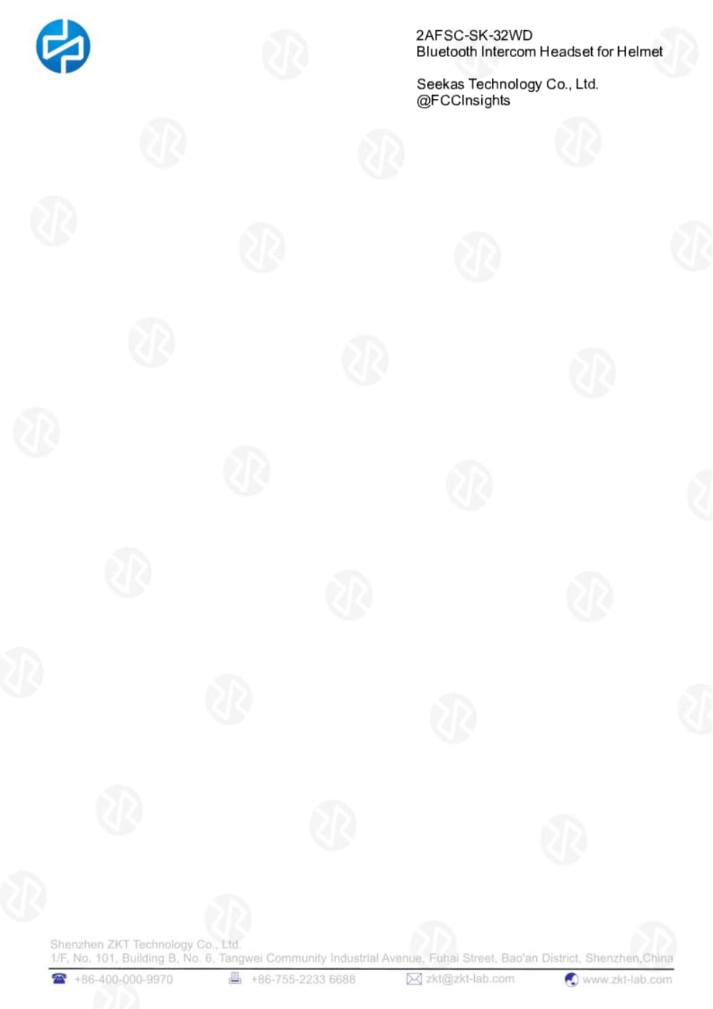 Bluetooth Intercom Headset for Helmet by Seekas Technology Co., Ltd. External Photos 1