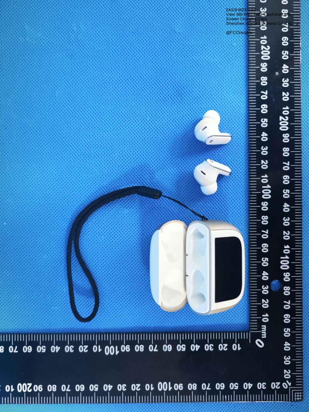 View 360 ANC TWS Earphones with Screen Charging Case by Shenzhen Sowak Electronic Co., Ltd. External Photos 2
