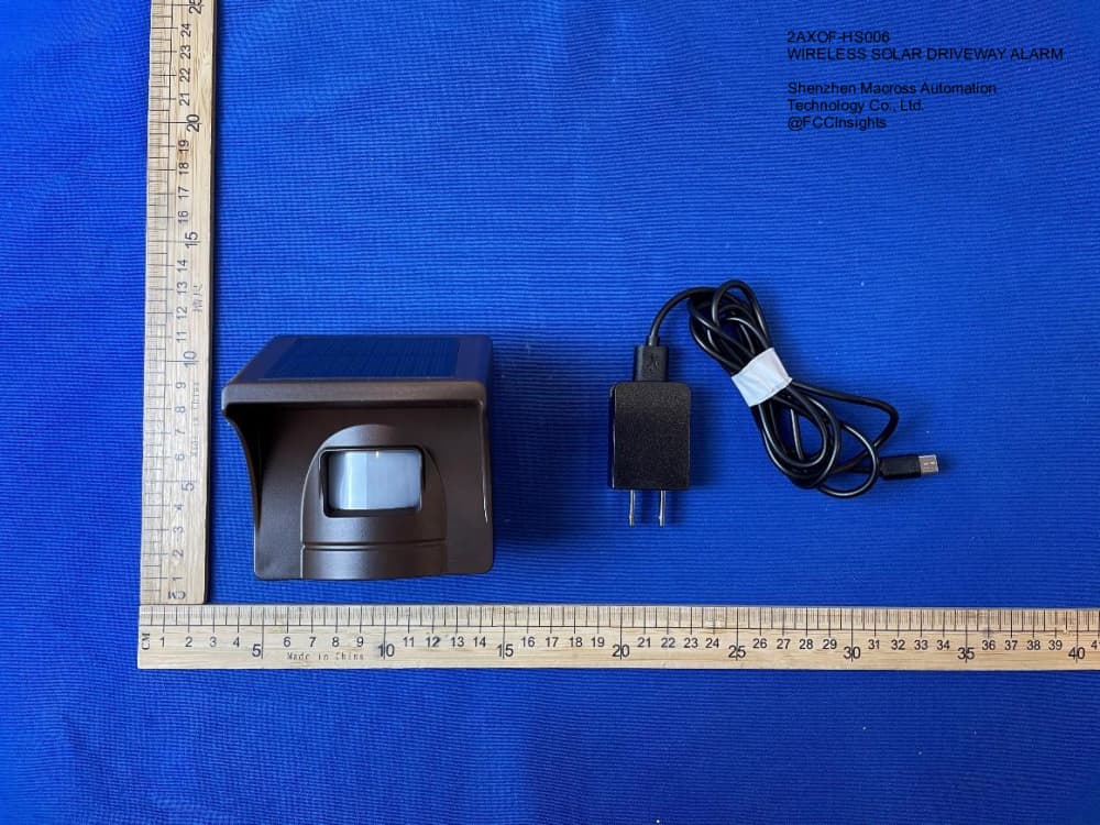WIRELESS SOLAR DRIVEWAY ALARM by Shenzhen Macross Automation Technology Co., Ltd. External Photos 1