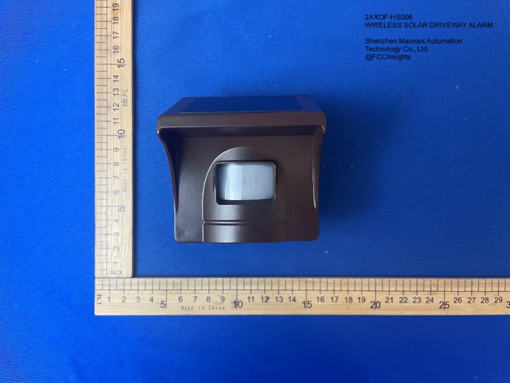 WIRELESS SOLAR DRIVEWAY ALARM by Shenzhen Macross Automation Technology Co., Ltd. External Photos 2