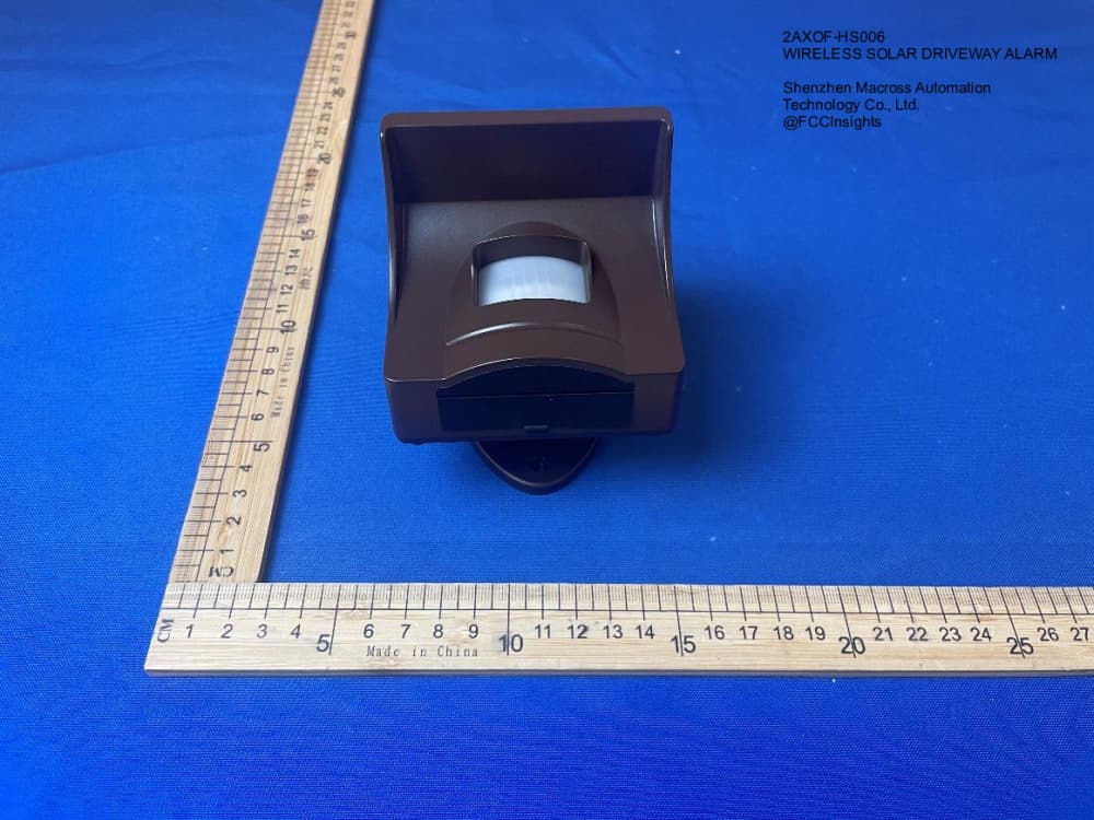 WIRELESS SOLAR DRIVEWAY ALARM by Shenzhen Macross Automation Technology Co., Ltd. External Photos 3