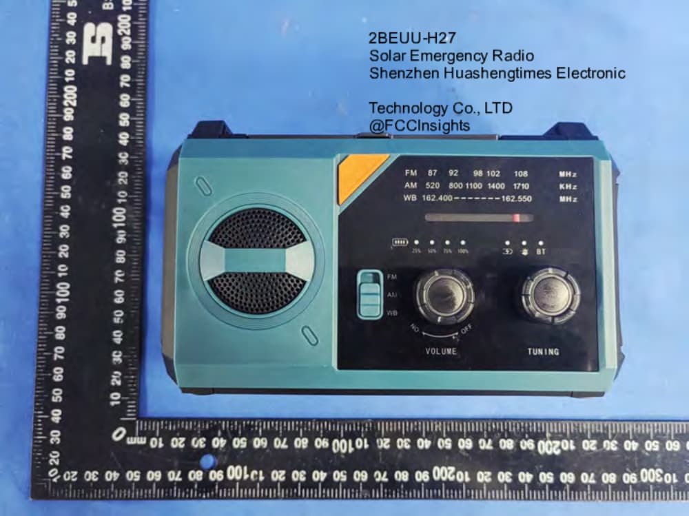 Solar Emergency Radio by Shenzhen Huashengtimes Electronic Technology Co., LTD External Photos 2