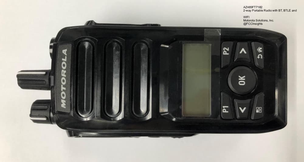 2-way Portable Radio with BT, BTLE and WIFI by Motorola Solutions, Inc. External Photos 1