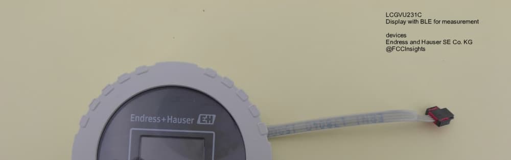 Display with BLE for measurement devices by Endress and Hauser SE Co. KG External Photos 3