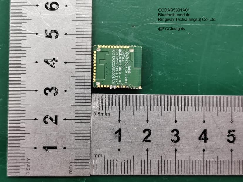 Bluetooth module by Ringway Tech(Jiangsu) Co.,Ltd. External Photos 1