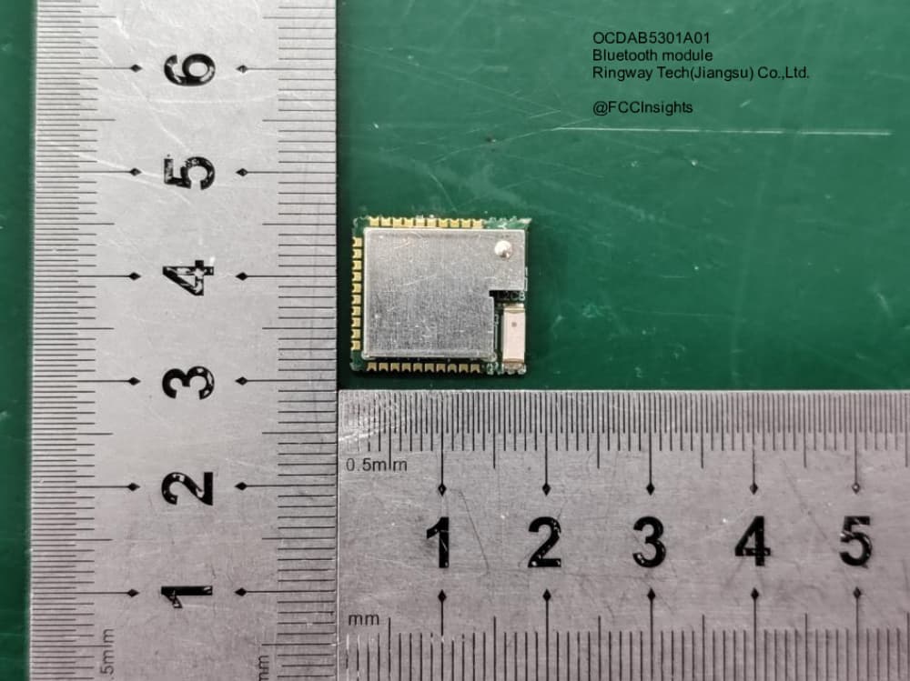 Bluetooth module by Ringway Tech(Jiangsu) Co.,Ltd. External Photos 2