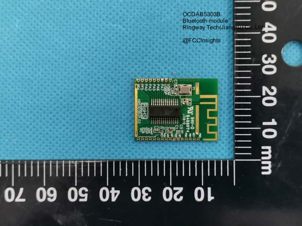 Bluetooth module by Ringway Tech(Jiangsu) Co.,Ltd. Internal Photos 1