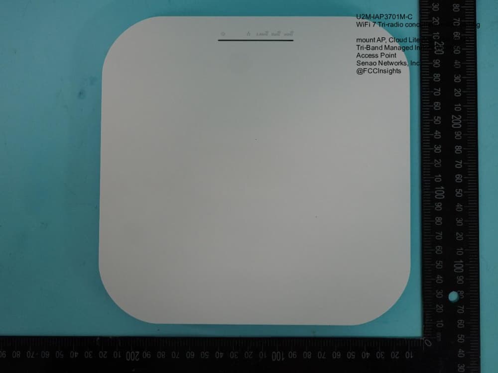 WiFi 7 Tri-radio concurrent indoor ceiling mount AP, Cloud Lite 802.11be 2x3x3 Tri-Band Managed Indoor Wireless Access Point by Senao Networks, Inc. External Photos 2
