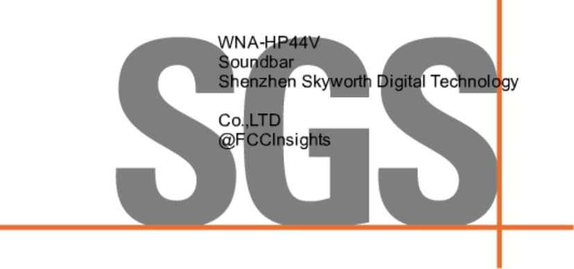 Soundbar by Shenzhen Skyworth Digital Technology Co.,LTD External Photos 1